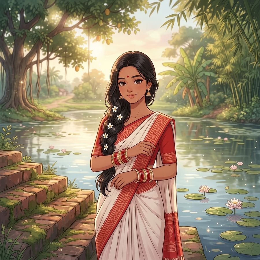 শাড়ি পরা পিক